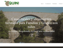 Tablet Screenshot of casasruralesparafamilias.com